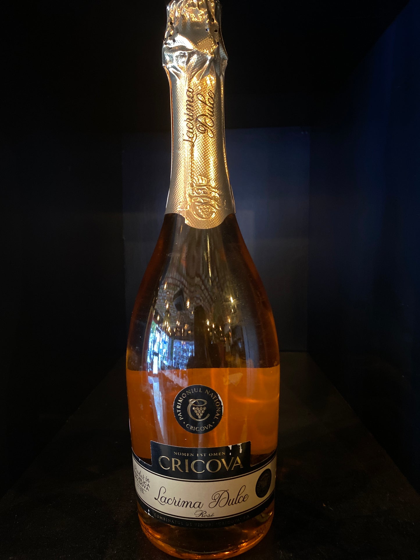 Cricova Lacrima Dulce Rose sweet Sparkling
