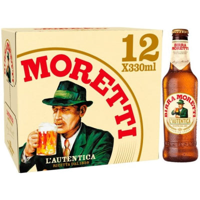 Birra Moretti Bottles | 12 Pack