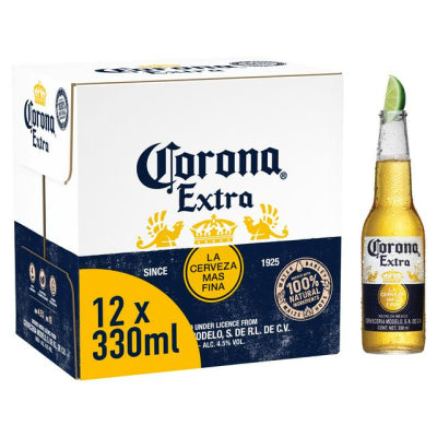 Corona Extra Lager Bottles | 12 Pack