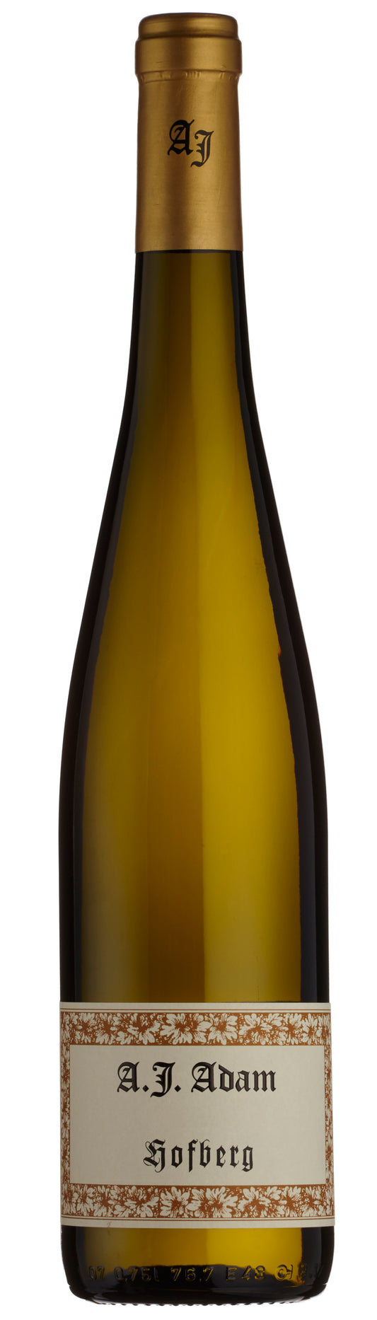 Weingut AJ Adam Hofberg Riesling Trocken, VDP. Grosse Lage