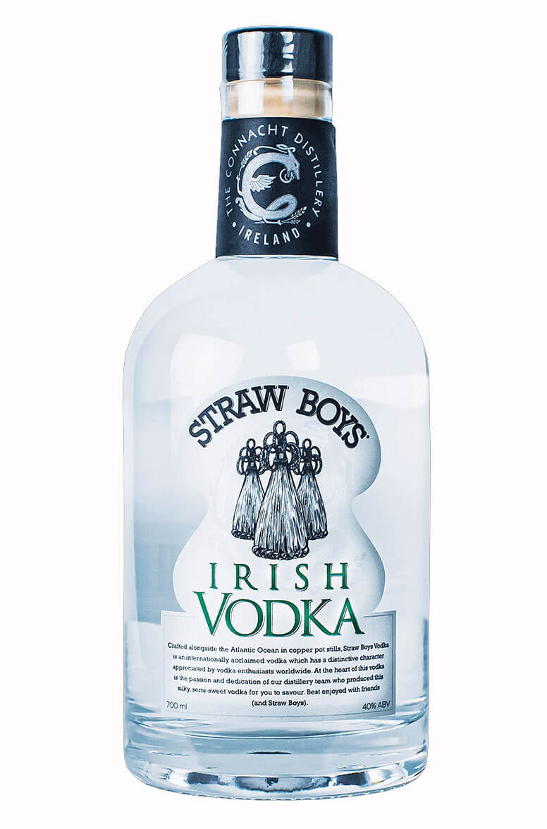 Straw boys Irish vodka