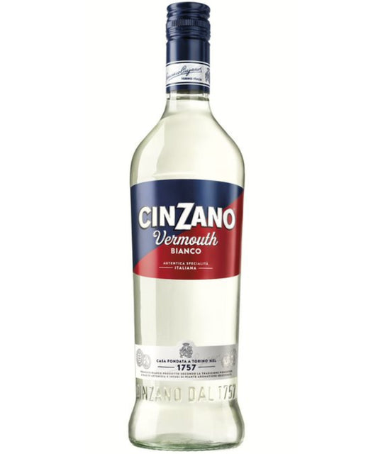 Cinzano Classico Bianco 75 cl, 15% ABV - Italian Vermouth Aperitif