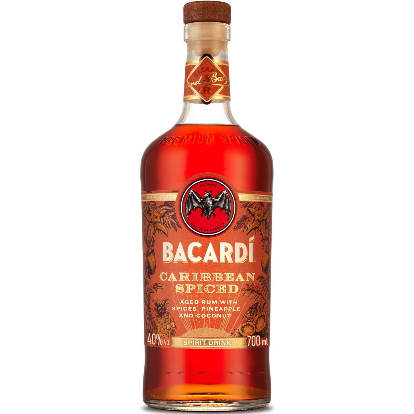 BACARDÍ Caribbean Spiced, 40%, 700ml